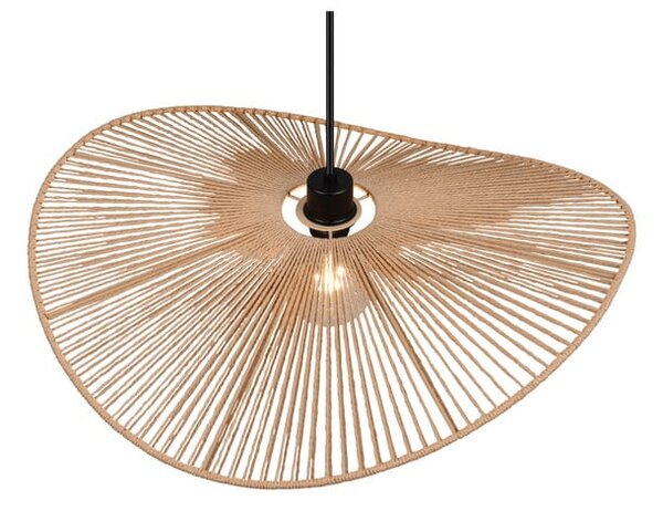 Lampa wisząca w kolorze matowej czerni ø 58 cm Laurine – Reality