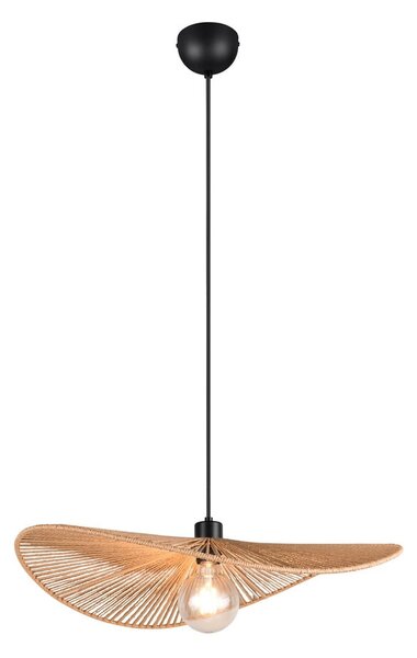Lampa wisząca w kolorze matowej czerni ø 58 cm Laurine – Reality