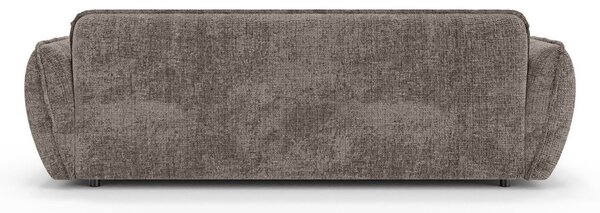 Szarobrązowa sofa z tkaniny szenilowej 250 cm Nelia Big – Ropez