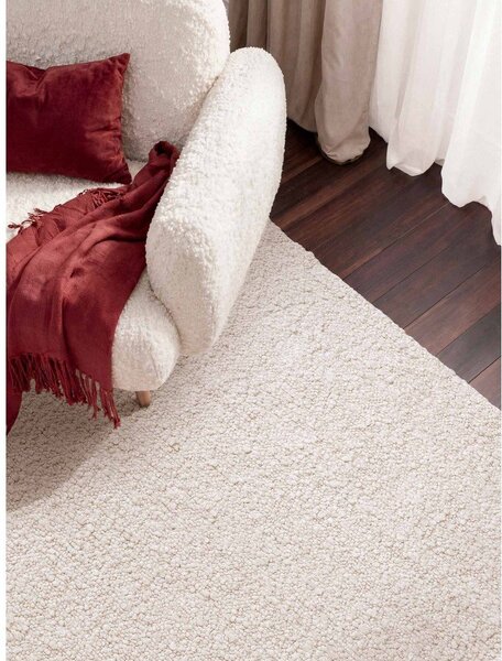 Dywan z materiału bouclé tkany ręcznie w kolorze kości słoniowej 160x230 cm Notting Hill Portobello – Ted Baker