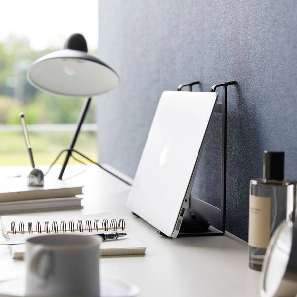 Czarny metalowy stojak na laptopa Tower – YAMAZAKI