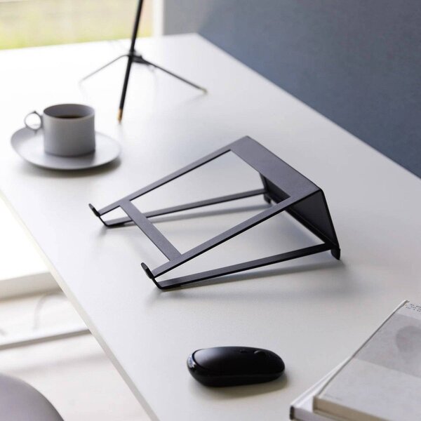Czarny metalowy stojak na laptopa Tower – YAMAZAKI