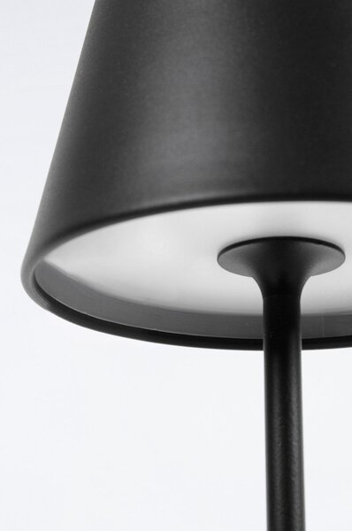 Zewnętrzna lampa stołowa LED na USBø 12 cm Etna – Bizzotto