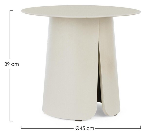 Aluminiowy okrągły stolik ogrodowy ø 45 cm Bryan – Bizzotto