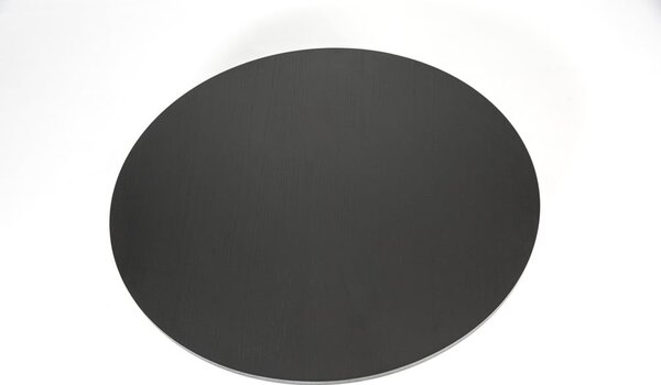 Czarny stolik Teulat Cep, ø 110 cm