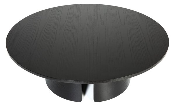 Czarny stolik Teulat Cep, ø 110 cm
