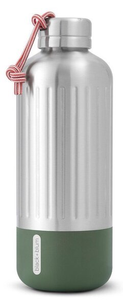 Butelka termiczna ze stali nierdzewnej w kolorze srebra 850 ml Explorer – Black + Blum