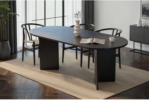 Stół z matowym wykończeniem 90x200 cm Sabella – Kalune Design