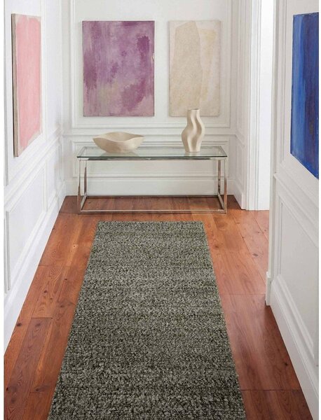 Zielony chodnik z materiału bouclé tkany ręcznie 80x200 cm Notting Hill Portobello – Ted Baker
