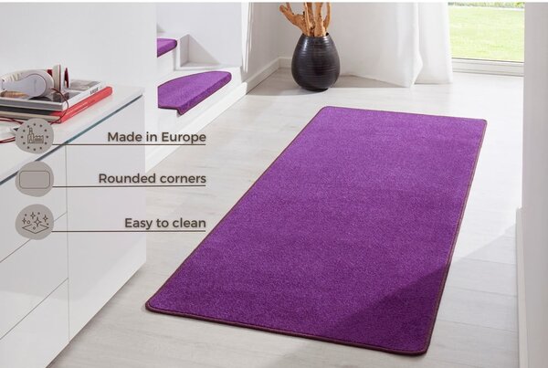 Ciemnofioletowy chodnik 80x200 cm Fancy – Hanse Home