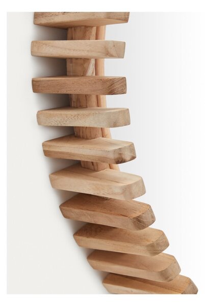 Lustro ścienne z drewnianą ramą ø 60 cm Polke – Kave Home