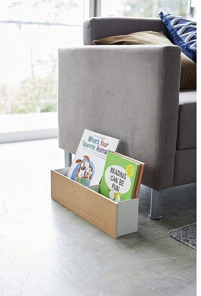 Biało-naturalny metalowy organizer na artykuły papiernicze Rin – YAMAZAKI