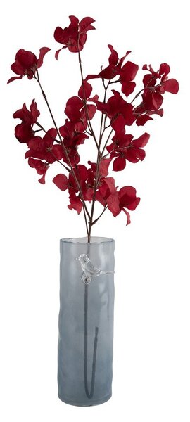 Niebieski szklany wazon (wysokość 27 cm) Bird On Branch – PT LIVING