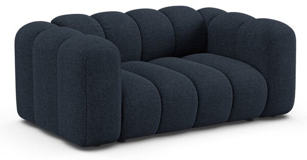 Ciemnoniebieska sofa z tkaniny szenilowej 170 cm Lupine – Micadoni