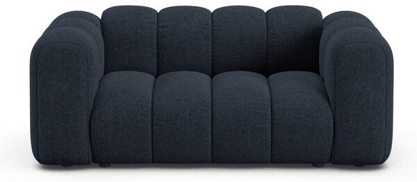 Ciemnoniebieska sofa z tkaniny szenilowej 170 cm Lupine – Micadoni