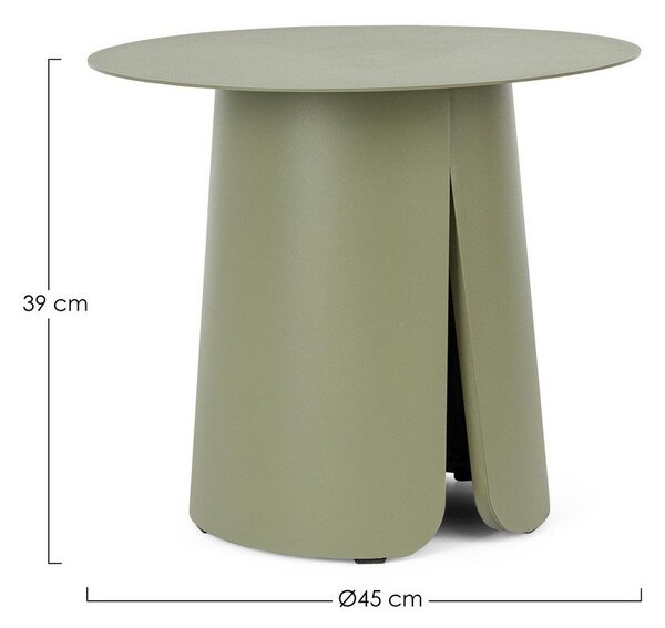 Aluminiowy okrągły stolik ogrodowy ø 45 cm Bryan – Bizzotto