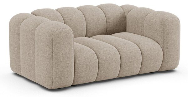 Beżowa sofa z tkaniny szenilowej 170 cm Lupine – Micadoni