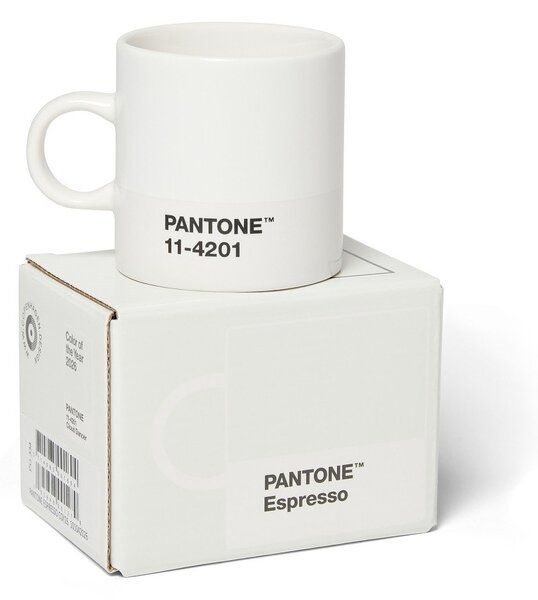Biała ceramiczna filiżanka do espresso 120 ml Cloud Dancer - Pantone
