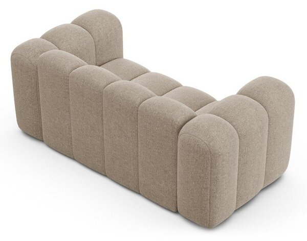 Beżowa sofa z tkaniny szenilowej 170 cm Lupine – Micadoni