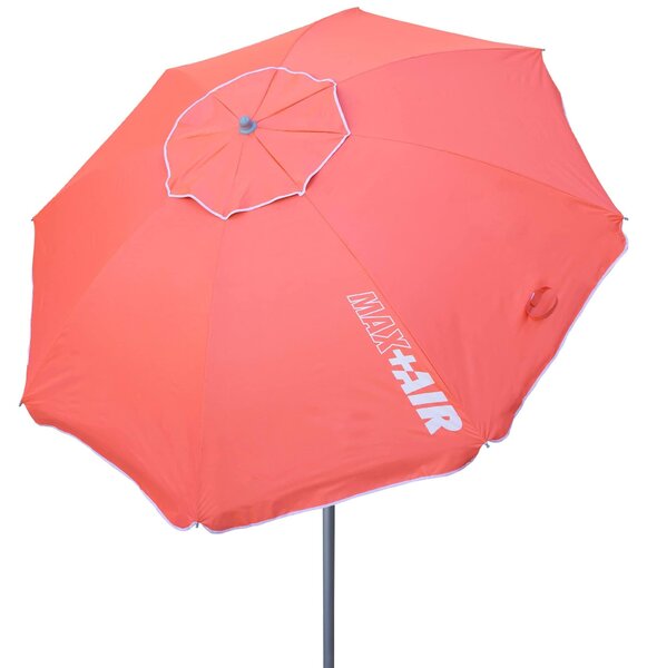 Parasol plażowy, odporny na wiatr, z ochroną UV50, o średnicy 220 cm, z torbą do przechowywania, idealny na wypoczynek