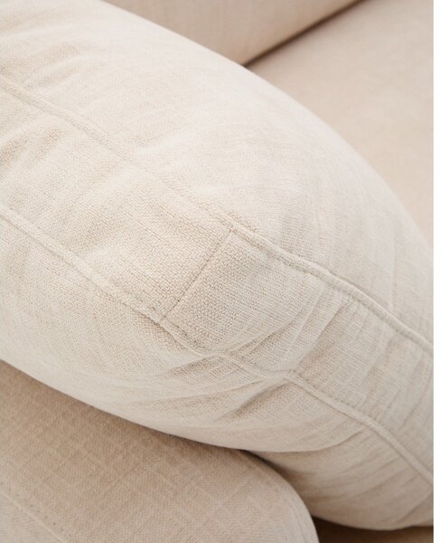 Beżowa sofa z tkaniny szenilowej 300 cm Gala – Kave Home