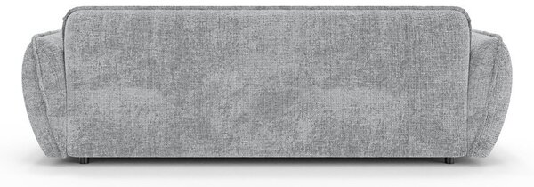 Jasnoszara sofa z tkaniny szenilowej 250 cm Nelia Big – Ropez