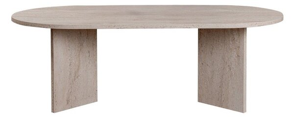 Beżowy stolik z półmatowym wykończeniem 60x119 cm Sable – Kalune Design