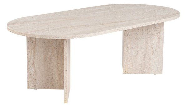 Beżowy stolik z półmatowym wykończeniem 60x119 cm Sable – Kalune Design