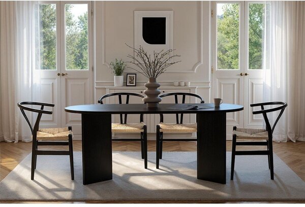 Stół z matowym wykończeniem 89,5x180 cm Sablin – Kalune Design