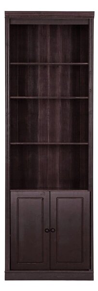 Brązowy regał z litego drewna sosnowego 74x223 cm Anita – Støraa