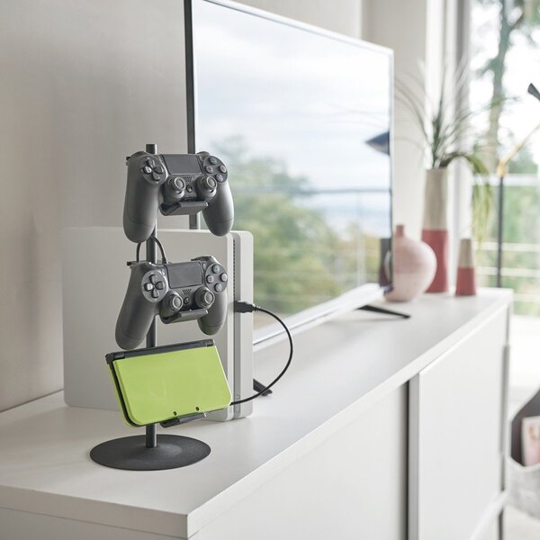 Czarny metalowy stojak wielofukcyjny Smart – YAMAZAKI