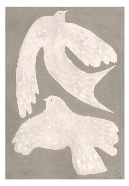 Plakat 30x40 cm Two Birds – Clara Schicketanz – The Poster Club