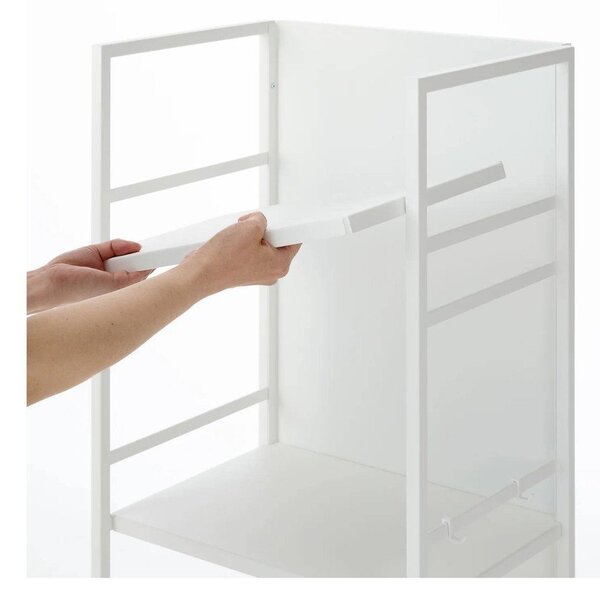 Biały metalowy regał na kółkach 42x84,5x32 cm Tower – YAMAZAKI