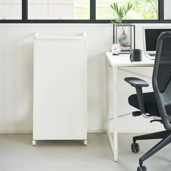 Biały metalowy regał na kółkach 42x84,5x32 cm Tower – YAMAZAKI