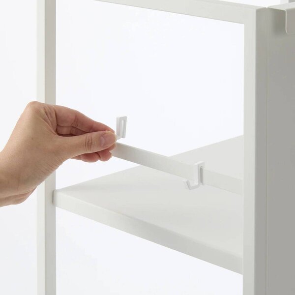 Biały metalowy regał na kółkach 42x84,5x32 cm Tower – YAMAZAKI