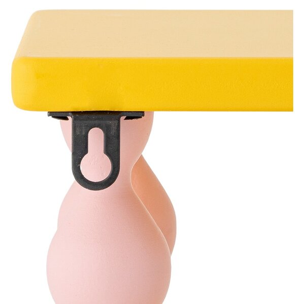 Żółta wielopoziomowa półka dziecięca 60 cm Bibiola – Bloomingville Mini