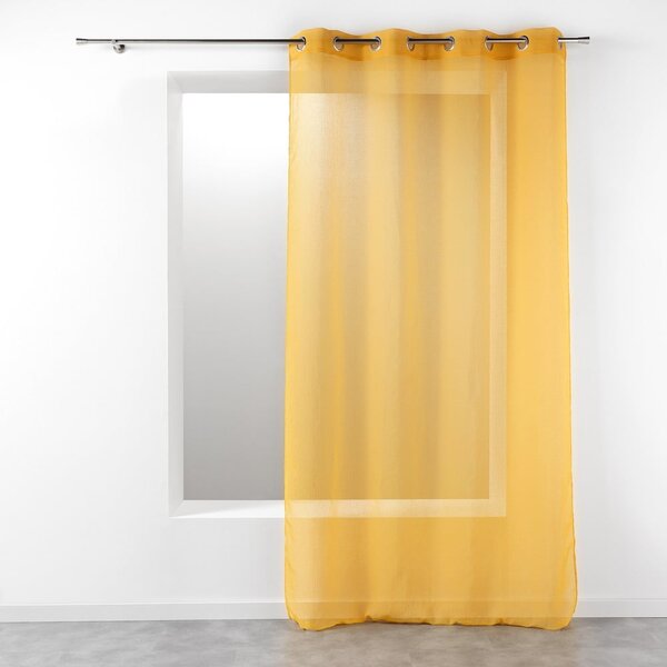 Żółta firanka 140x240 cm Telma – douceur d'intérieur