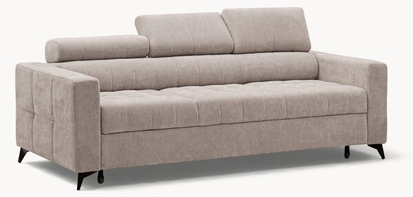 Sofa Nardo z funkcją spania - beżowy szenil Vibe 08