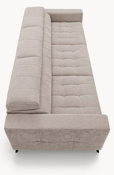 Sofa Nardo z funkcją spania - beżowy szenil Vibe 08