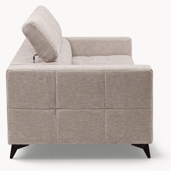 Sofa Nardo z funkcją spania - beżowy szenil Vibe 08