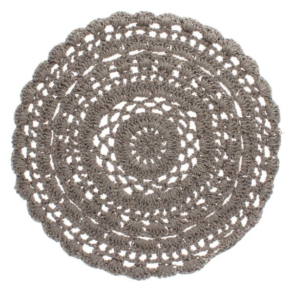 Mata stołowa z mieszanki bawełny ø 35 cm Crochet – Rex London