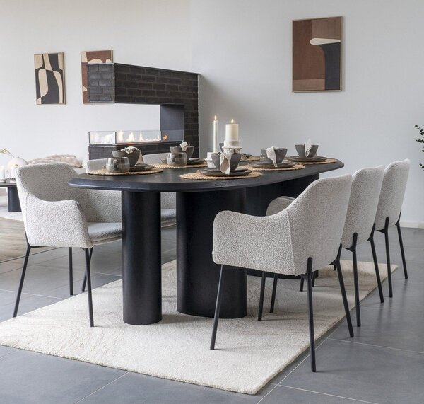 Stół z blatem w dekorze jesionu 100x220 cm Tirano – House Nordic