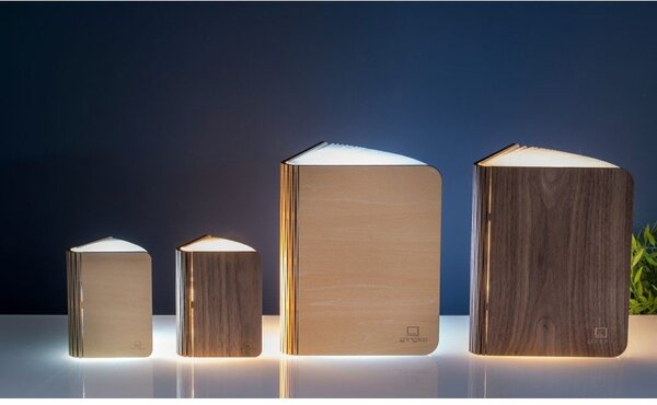 Czarna dekoracja świetlna na USB Booklight – Gingko