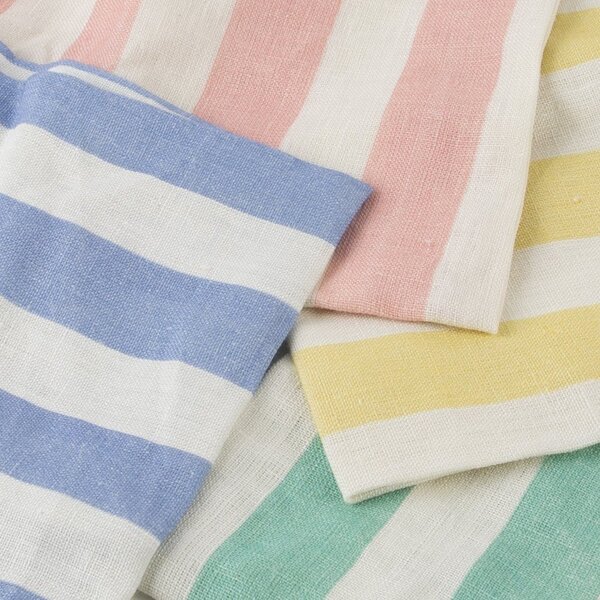 Serwetki zestaw 4 szt. lniane Stripe Ruffle – Meri Meri