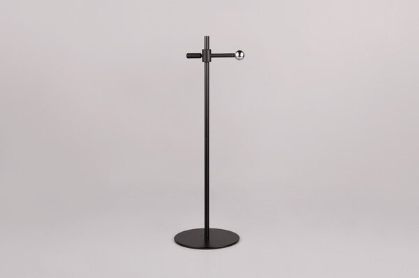Czarna lampa stołowa LED ze ściemniaczem i klipsem (wys. 41 cm) Maxima – Reality