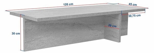Stolik konferencyjny Harbor Travertine