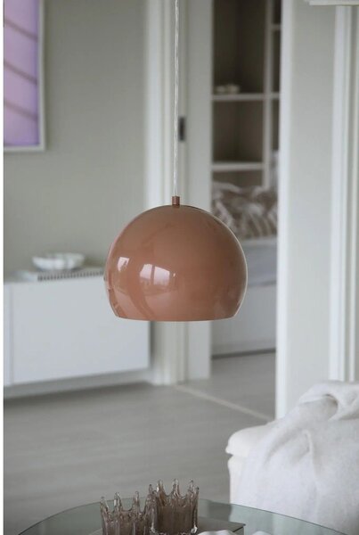 Brązowa lampa wisząca z metalowym kloszem ø 28 cm Pop – Markslöjd