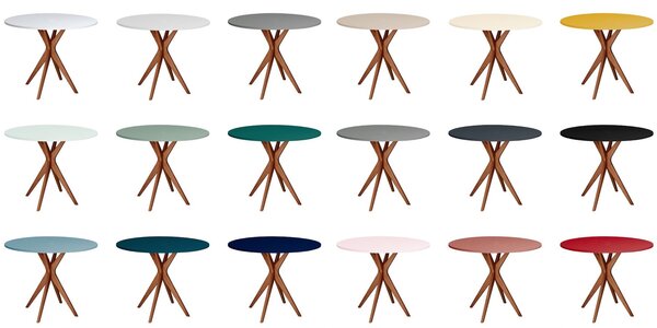 Mały stół do jadalni okrągły Jubi 70 cm, MDF