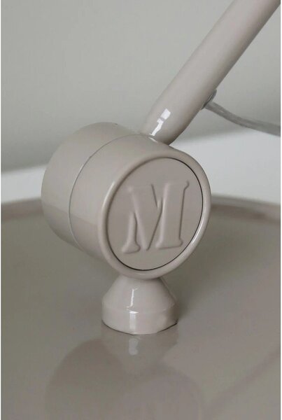Szarobeżowa lampa stojąca z metalowym kloszem (wysokość 130 cm) Tilt – Markslöjd