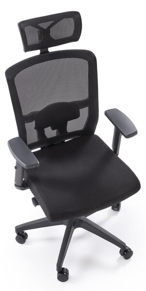 Ergonomiczny fotel biurowy Mason Halmar, zgodny z normą BHP